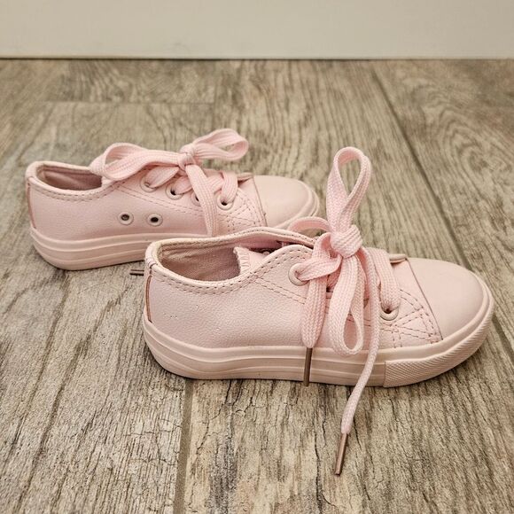 Cotton On Kids Pink Classic Trainer Shoes Size 8 - Picture 7 of 10